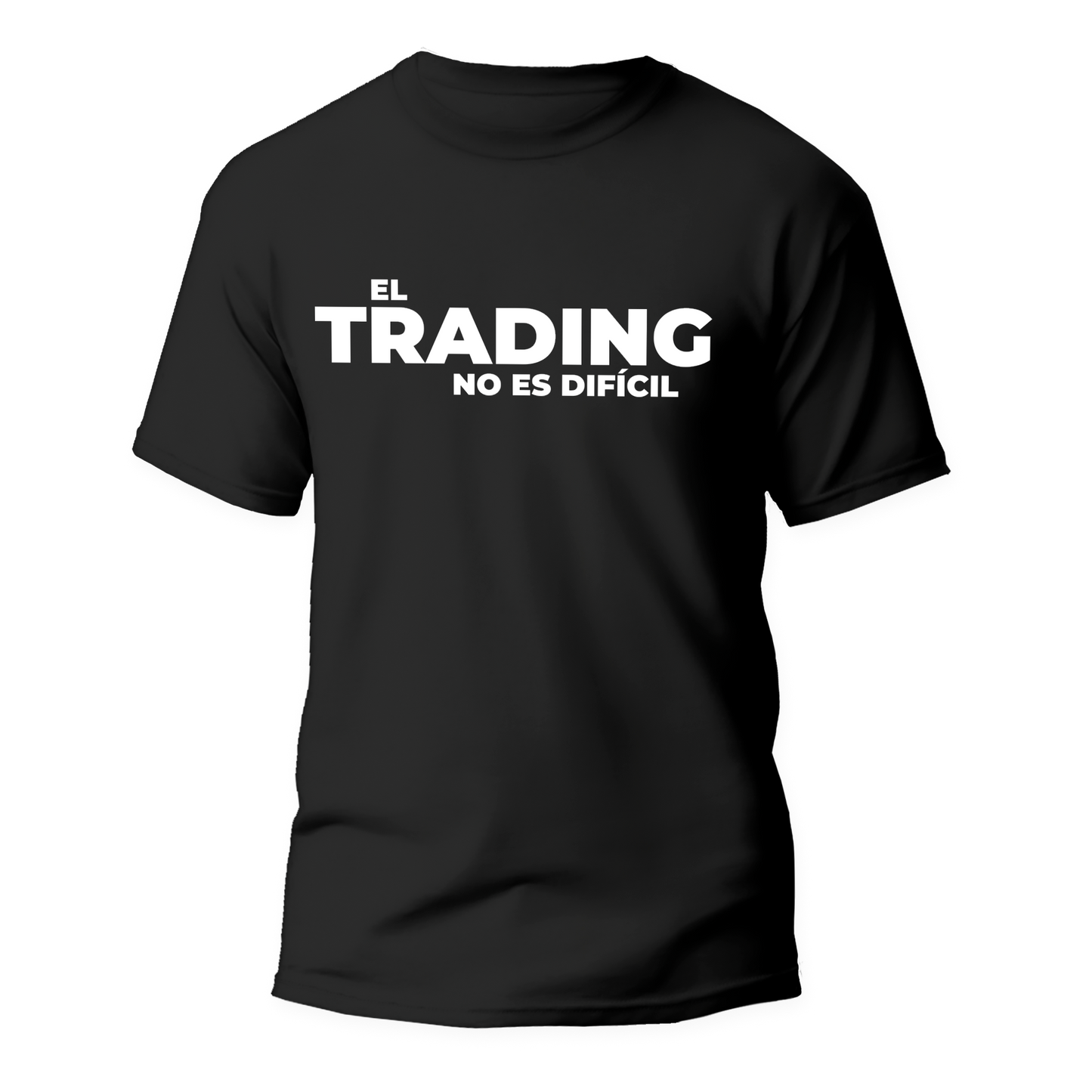 White Tshirt - El Trading no es Difícil by Like A Trader